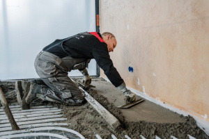 Cementgebonden gietdekvloer RM Vloeren Vollenhove particulier